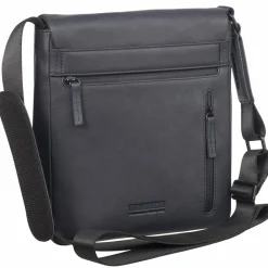 Sale Leonhard Heyden Den Haag Umhängetasche Leder 23 cm grau