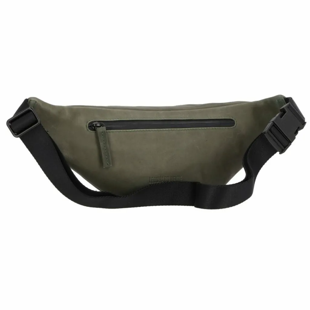 Leonhard Heyden Den Haag Gürteltasche Leder 27 cm oliv