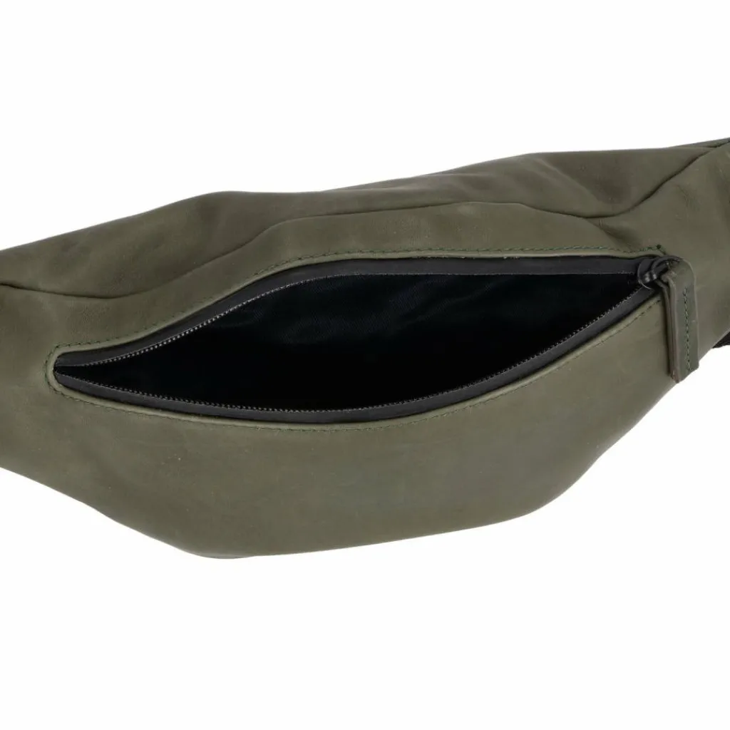 Leonhard Heyden Den Haag Gürteltasche Leder 27 cm oliv