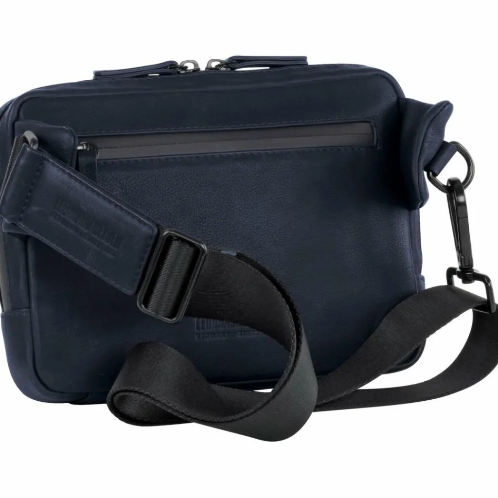 Leonhard Heyden Gürteltaschen<Den Haag Gürteltasche Leder 22 cm blau