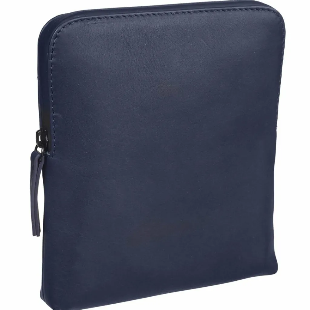 Best Leonhard Heyden Den Haag Umhängetasche Leder 16 cm blau