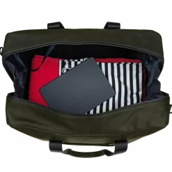 New Leonhard Heyden Den Haag Reisetasche Leder 50 cm oliv