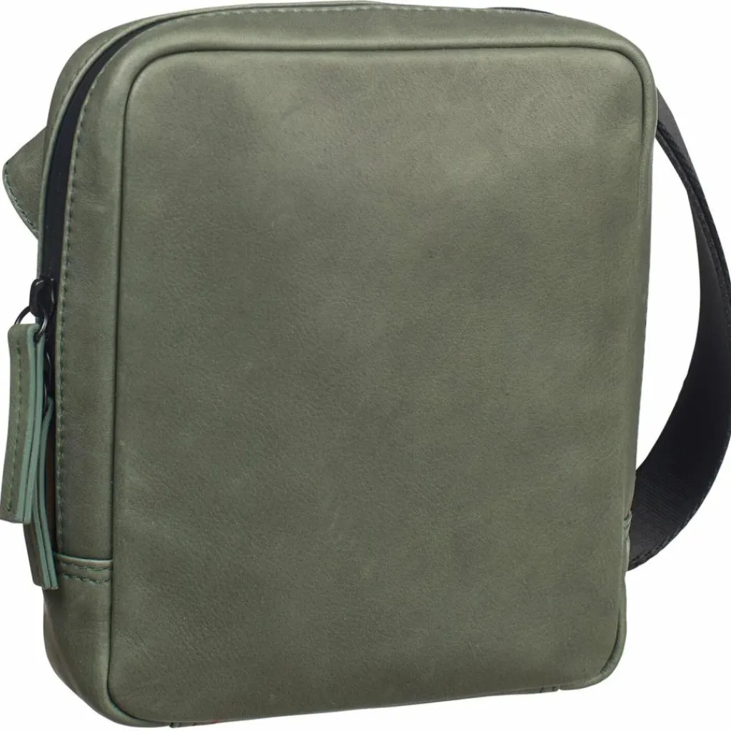 Outlet Leonhard Heyden Den Haag Umhängetasche Leder 16 cm oliv
