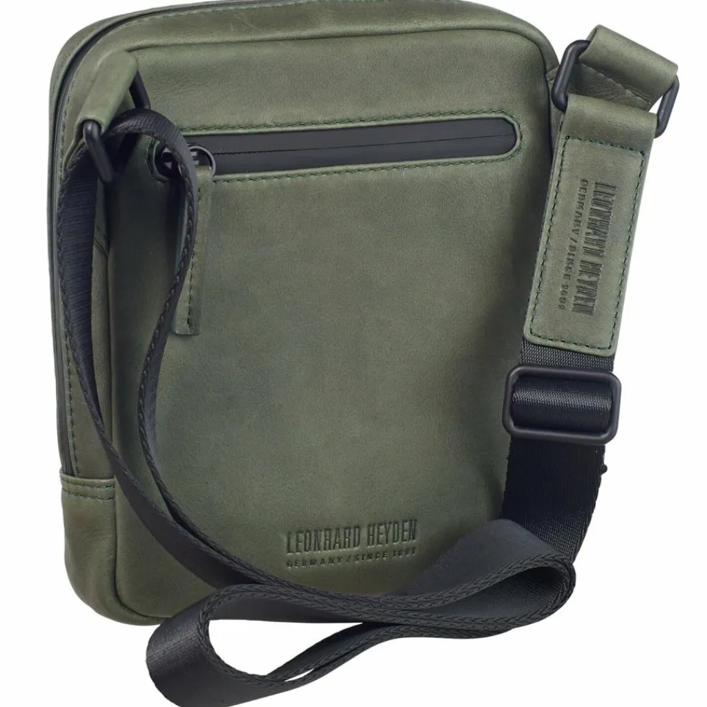 Outlet Leonhard Heyden Den Haag Umhängetasche Leder 16 cm oliv