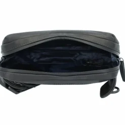 New Leonhard Heyden Den Haag Gürteltasche Leder 22 cm schwarz