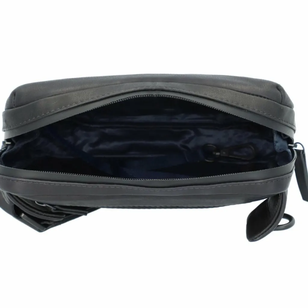 New Leonhard Heyden Den Haag Gürteltasche Leder 22 cm schwarz