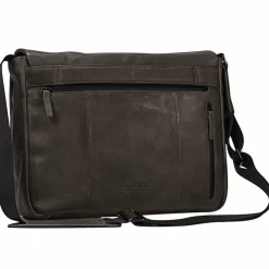 Leonhard Heyden Den Haag Messenger Leder 37 cm Laptopfach