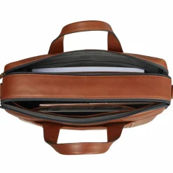 Leonhard Heyden Hamburg Aktentasche Leder 40 cm Laptopfach