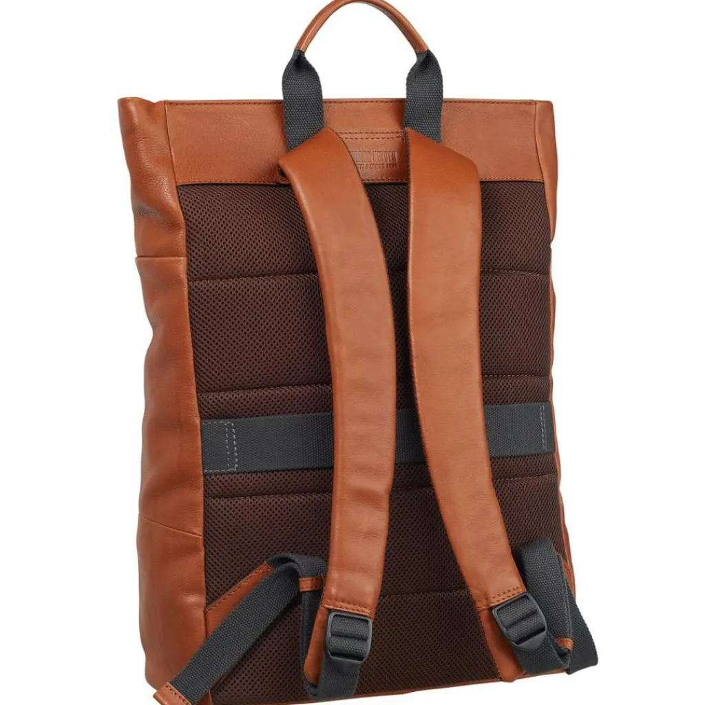 Leonhard Heyden Hamburg Rucksack Leder 46 cm Laptopfach