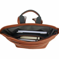 Leonhard Heyden Hamburg Rucksack Leder 46 cm Laptopfach