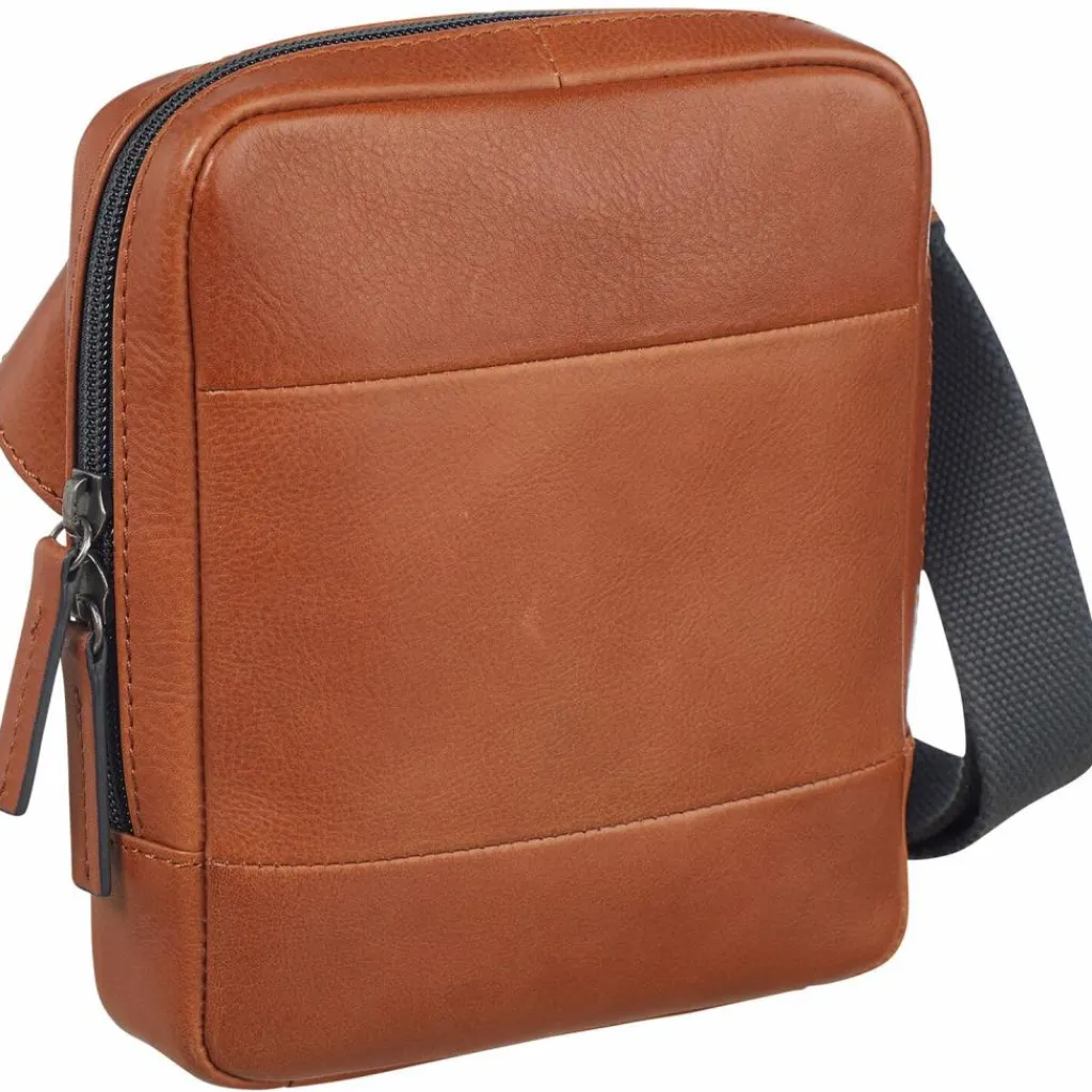 Clearance Leonhard Heyden Hamburg Umhängetasche Leder 16 cm cognac