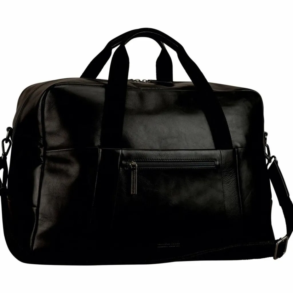 Leonhard Heyden Weekender|Reisetaschen Ohne Rollen<Hamburg Weekender Reisetasche Leder 52 cm schwarz