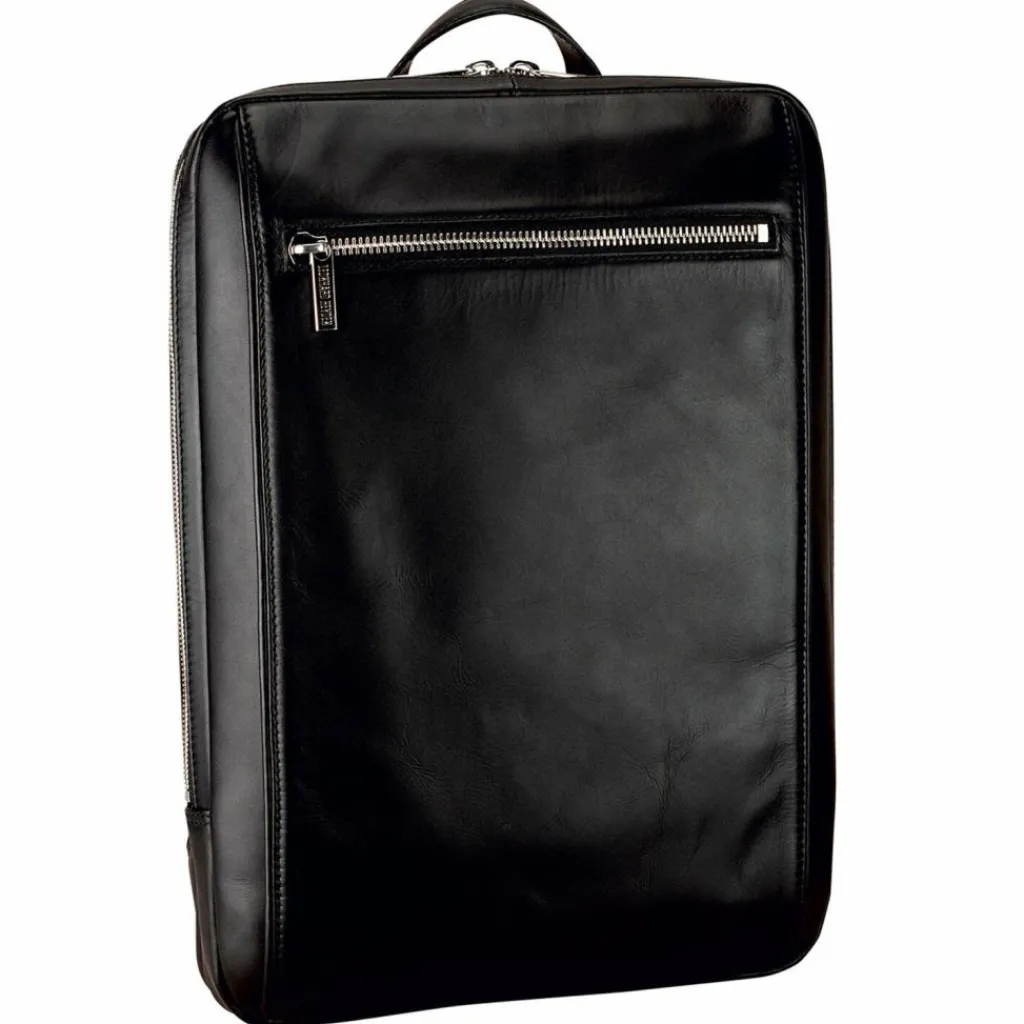Best Leonhard Heyden Montreal Business-Rucksack Leder 44 cm Laptopfach schwarz