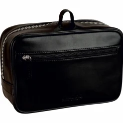 Sale Leonhard Heyden Montreal Kulturbeutel Leder 25 cm schwarz