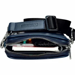 Discount Leonhard Heyden Montreal Umhängetasche Leder 21 cm navy