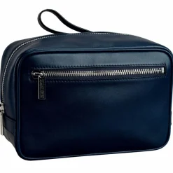 Leonhard Heyden Kulturbeutel<Montreal Kulturbeutel Leder 25 cm navy