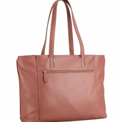 Leonhard Heyden Shopper|Schultertaschen<Nizza Shopper Tasche Leder 40 cm altrosa