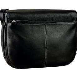 Discount Leonhard Heyden Nizza Umhängetasche Leder 29 cm schwarz1