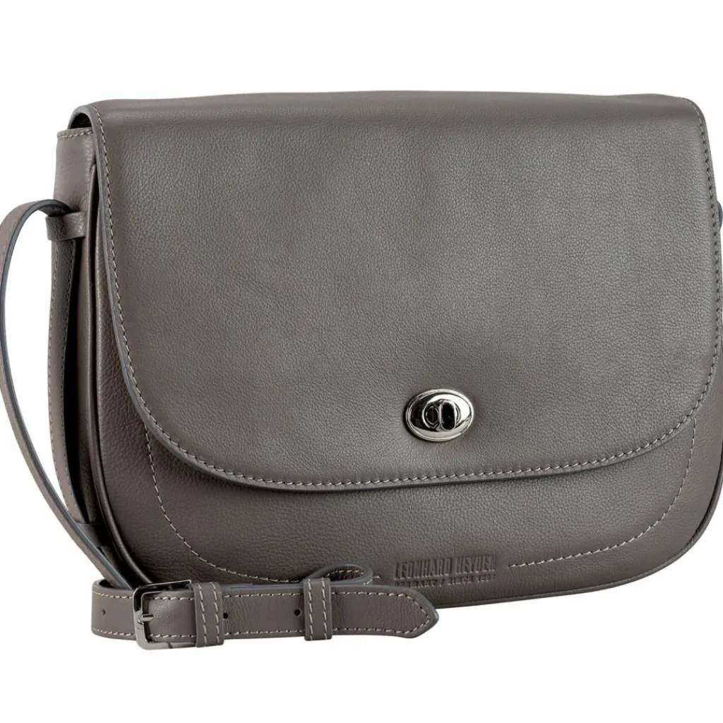 Best Leonhard Heyden Nizza Umhängetasche Leder 29 cm taupe