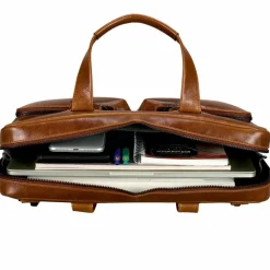 Leonhard Heyden Aktentaschen<Porto Aktentasche Leder 38 cm braun