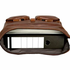 Leonhard Heyden Messenger Bags<Porto Messenger Leder 38 cm braun