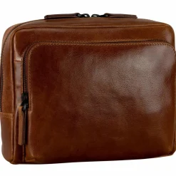 Leonhard Heyden Umhängetaschen<Porto Umhängetasche Leder 22 cm braun