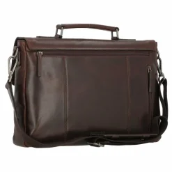 Sale Leonhard Heyden Roma Aktentasche Leder 39 cm Laptopfach braun