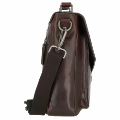 Sale Leonhard Heyden Roma Aktentasche Leder 39 cm Laptopfach braun