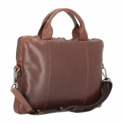 Leonhard Heyden Laptoptaschen|Aktentaschen<Roma Aktentasche Leder 38 cm Laptopfach braun