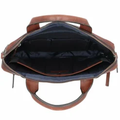 Leonhard Heyden Laptoptaschen|Aktentaschen<Roma Aktentasche Leder 38 cm Laptopfach braun