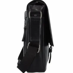 Leonhard Heyden Laptoptaschen|Aktentaschen<Roma Aktentasche Leder 35 cm Laptopfach schwarz