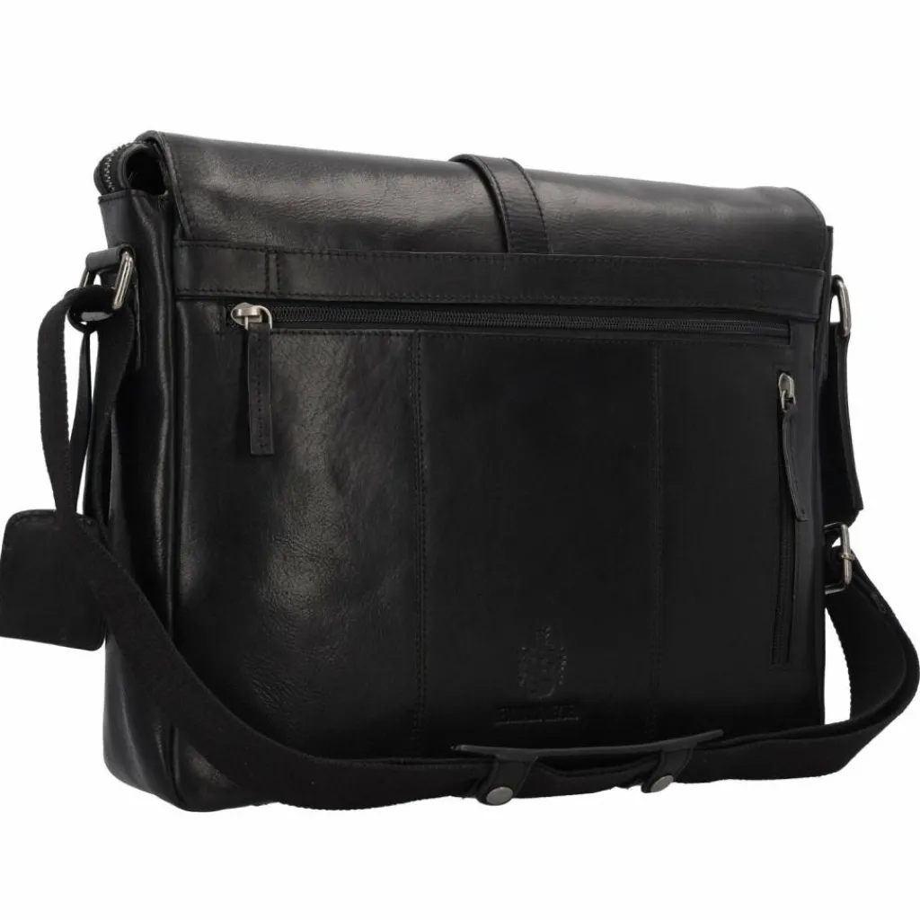 Leonhard Heyden Laptoptaschen|Aktentaschen<Roma Aktentasche Leder 35 cm Laptopfach schwarz