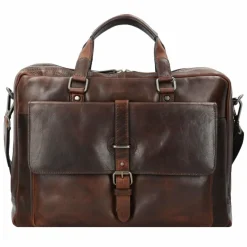 Leonhard Heyden Roma Aktentasche Leder 40 cm Laptopfach