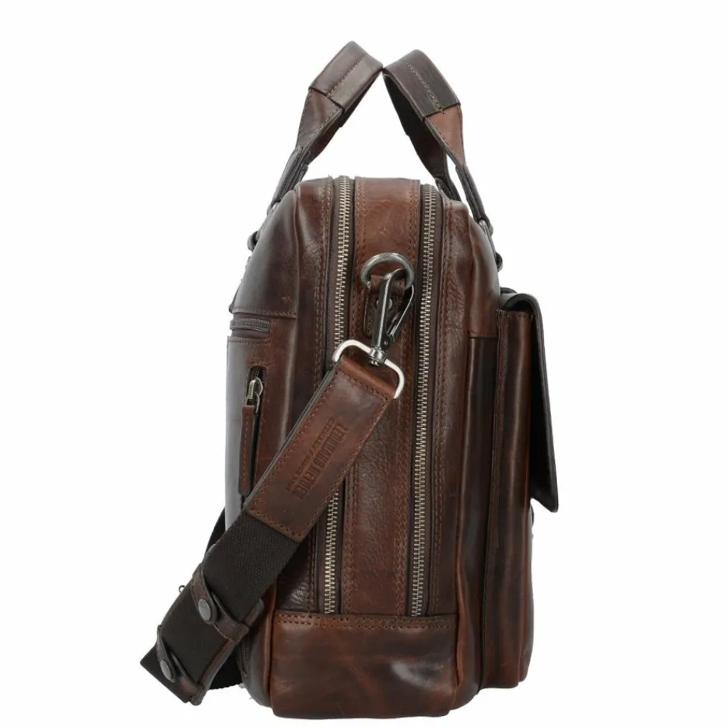 Leonhard Heyden Roma Aktentasche Leder 40 cm Laptopfach