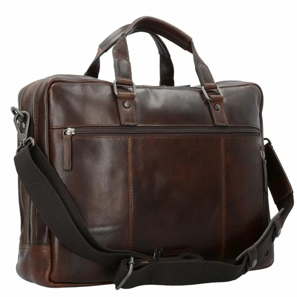 Leonhard Heyden Roma Aktentasche Leder 40 cm Laptopfach