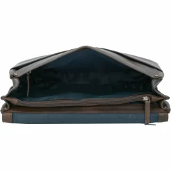 Leonhard Heyden Laptoptaschen|Aktentaschen<Roma Aktentasche Leder 39 cm Laptopfach braun