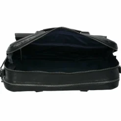 New Leonhard Heyden Roma Aktentasche Leder 40 cm Laptopfach schwarz