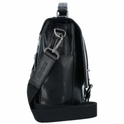 Best Leonhard Heyden Roma Aktentasche Leder 39 cm Laptopfach schwarz