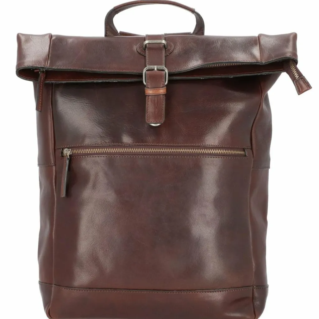 Leonhard Heyden Roma Business-Rucksack Leder 40 cm Laptopfach