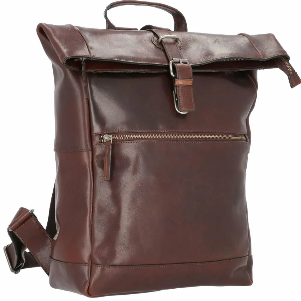 Leonhard Heyden Roma Business-Rucksack Leder 40 cm Laptopfach