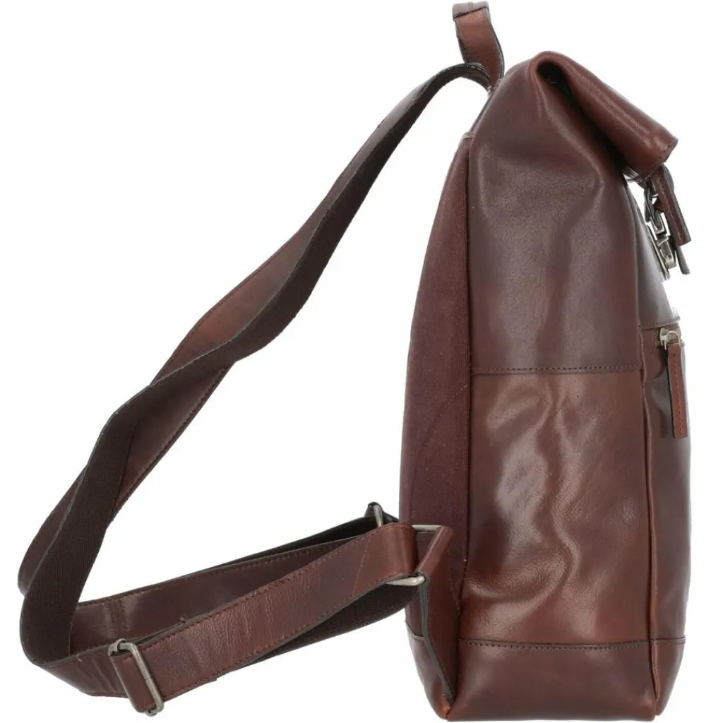 Leonhard Heyden Roma Business-Rucksack Leder 40 cm Laptopfach