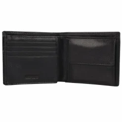 Leonhard Heyden Roma Geldbörse Leder 11.5 cm schwarz