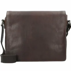 Outlet Leonhard Heyden Roma Messenger Leder 31 cm Laptopfach braun