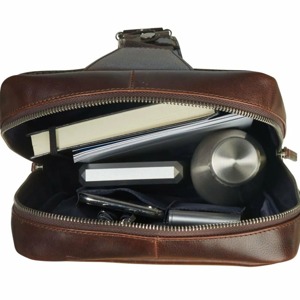 Leonhard Heyden Roma Umhängetasche Leder 20 cm