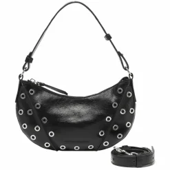 LES VISIONNAIRES Enya Mini Rivet Schultertasche Leder 27 cm