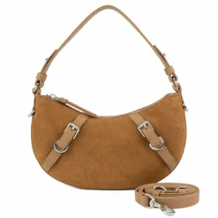 LES VISIONNAIRES Schultertaschen<Enya Schultertasche Leder 26 cm golden brown - caramel