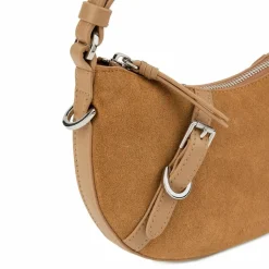 LES VISIONNAIRES Schultertaschen<Enya Schultertasche Leder 26 cm golden brown - caramel