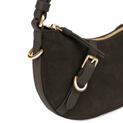 Discount LES VISIONNAIRES Enya Schultertasche Leder 26 cm chocolate brown