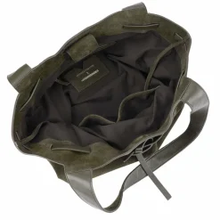LES VISIONNAIRES Shopper|Schultertaschen<Garbriella Shopper Tasche Leder 40 cm moss green