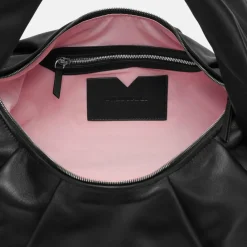 Best LES VISIONNAIRES Greta Essential Schultertasche Leder 43 cm black